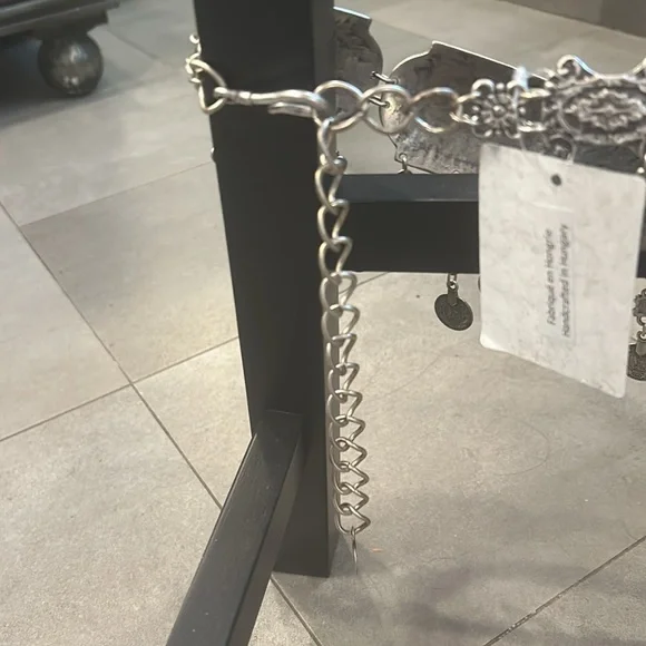 Silk Road Design Pewter Belt - Picture 4 of 11